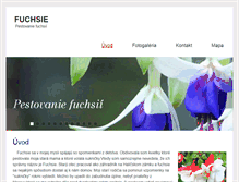 Tablet Screenshot of fuchsie-slovakia.com
